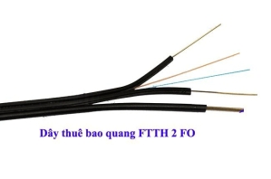 Dây thuê bao quang ftth 2FO bọc chặt